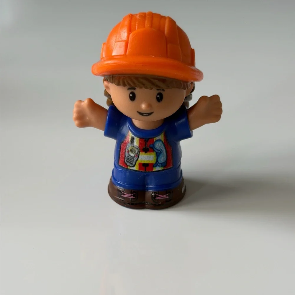 Mattel Little People Colorful Construction Friends Set Of 7